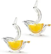 Lemon Slice Squeezer, 2Pcs Manual Lemon Slice Squeezer Fruit Juicer,Lemon Juicer