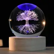 3D Tree of Life Crystal Ball 60mm Tree of Life Globe Decor Tree Life Sphere