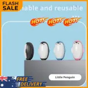 Mini Penguin Shape Reusable Lint Roller Washable On The Go Lint Roller Ball