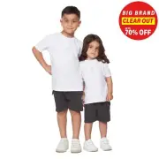 Kings Will Dream Beaumor Unisex Kids Short Tracksuit Comfort Casual Set White