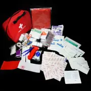 35 Kind 232pc First Aid Kit Medical Bag All Purpose Emergency Survival Home Car