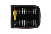 Wiha System 4 Softfinish Esd Interchangeable Screwdriver Set, 12 Piece (Multi Colour) (One Size)