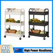 Storage Rolling Rack Kitchen Utility Trolley Cart Multi Storey Storage OrganizDY