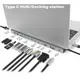C 型集線器擴展塢多功能 USB C / USB / Thunderbolt HUB OTG 支持 iPad / Mac