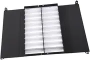 Folpus Glasses Display Box Display Tray 20 Grid Glasses Storage Box Eyewear Case Sunglass Organizer for Home Tabletop Drawer Closet