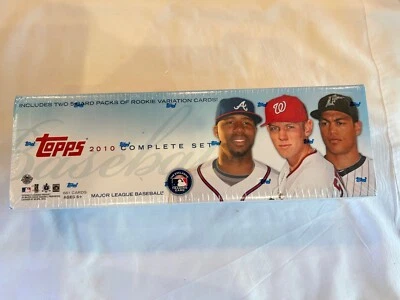 2010 TOPPS BASEBALL FACTORY SEALED COMPLETE SET - Buster Posey RC Dented Set C