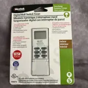 2016 Westek Digital Wall Switch Timer TMDW10 Indoor Programmable Saves Energy