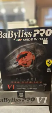 NEW! BABYLISS PRO V1 ITALY VOLARE 2000 WATT TURBO HAIR BLOW DRYER Open Box New