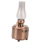 (Red Copper)Speaker Vintage Table Lamp Retro Shape Multifunctional Multi
