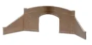 Peco LK33 Road Bridge Side and 2 walls kit - Stone Type, Single Track OO/HO (e)
