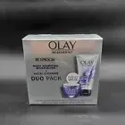 Lot Of 3 Olay Regenerist Retinol 24 + Face Wash & Moisturizer - 5 fl oz/1.7oz