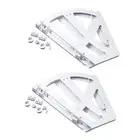 2x Shoe Rack Hinges Flip Drawer Easy Installation Shoe Cabinet Flipping Frame
