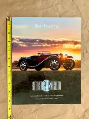 Bonhams Amelia Island Auction, March 2020, catalog booklet, NEW