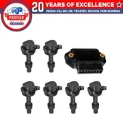 Set of 6 Ignition coil + Ignition Module Compatible with 1992-1998 Volvo 960 (for: Volvo)