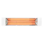 4000 Watt Electric Infrared Dual Element Heater-240 Voltage-White Finish-No