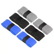 Tennis Racket Grip Tape with Hole PU 43.3" Black Grey Blue