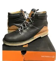 Merrell Sugarbush WP Waterproof Full Grain Leather Hiking Boots NIB Size 8 Mens