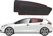 Genuine SNAPSHADES Car Rear Window Shades for KIA Cerato/K3 Hatchback 3rd Gen (2013-2018)