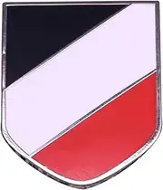 [Pinstant] WW2 German Afrikakorps DAK Pith Helmet Shield 1" Medal Badge Pin World War 2 WWII, 1 Inch Tall, Enamel, enamel