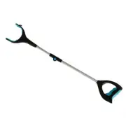 1x Reacher Pick Up Grabber Foldable & Extendable Stick Reaching with LED Light