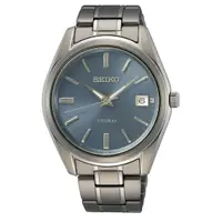 在飛比找蝦皮商城優惠-【SEIKO】Criteria 藍面鈦金屬石英錶 40mm 