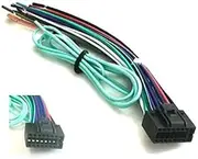 ASC Car Stereo Power Speaker Wire Harness Plug for Select JVC Aftermarket DVD Nav Navigation Radio - EXAD Arsenal etc. - Compatible Radio List Below