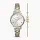 【FOSSIL】Daisy 不銹鋼手錶和手鍊套裝-34mm(ES4914SET)