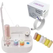 Automatic Bobbin Winder Auto Stopper Large Spool Thread Holder Extra 6 Spools