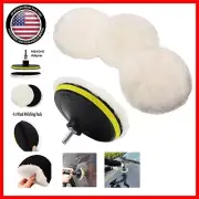 6" Wool Buffing Pads for Angle Grinders & Polishers - Washable & Reusable