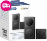 Aqara Smart Video Doorbell–1080P FHD, AI Face Recognition,Two-Way Audio, Battery