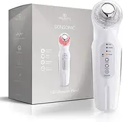 Facial & Eye Photon Device by Project E Beauty | Red, Blue & Green LED Light Therapy | Vibration Therapy | Collagen Boost | Anti-Aging | Firming | Reduced Wrinkles | Anti-Blemish
