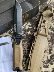 Gerber Strongarm USA - Coyote Brown Fixed Blade Hunting Knife 100% Hi Quality