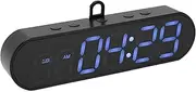 Portable Gym Timer, USB Rechargeable Magnet Workout Clock Large Dispaly Interval Timer Stopwatch with Buzzer, HIIT Tabata Boxing Timer for Home Exercise