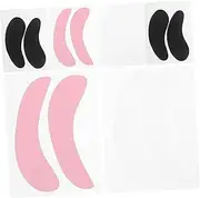 FOYTOKI Eyelash Lift Pads Reusable Silicone Lash Perming Pads Comfortable Lash Lifting Tool for Pink Black