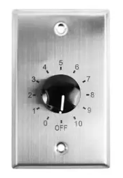 Rockville VOL70100 100w 70v Stainless Wall Volume Control Zone Controller Box