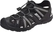 [OutPro] Sandals Women's Hiking Sandals Women's Closed Toe Sandals Adjustable Elastic Cord Sports Sandals Outdoor Water Shoes Waterproof Comfortable Summer Beach