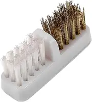 FOYTOKI Nail Drill Bits Cleaning Brush Copper Wire Brush for Manicure Tools Easy to Clean and Portable