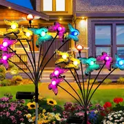 Solar Garden Lights Solar Butterfly Decorative Lights Solar Powered Stake Lights