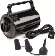 Electric Air Pump for Inflatable Pool Toys - High Power Quick-Fill black