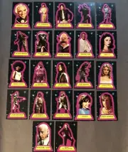 1978 Topps Battlestar Galactica Sticker Card Set of 22 Sticker Cards