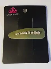 Snap Out Of It Green Paparazzi Hair Clip Accessory
