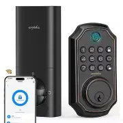 WiFi Door Lock D280W, Keyless Entry Door Lock Fingerprint, Bulit-in WiFi Dead...
