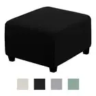 Square Ottoman Slipcover Folding Stool Storage Footrest Cover Removable
