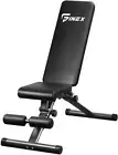 FINEX Weight Bench - 4+5 Adjustable Foldable FID Bench Flat Incline Decline W...