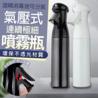 在飛比找momo購物網優惠-【生活King】氣壓式連續極細噴霧瓶(4入組)