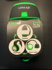 LitezAll Tri-All LED Lantern, Flashlight and Desk Lamp Combo Batteries Included