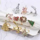 Craft Christmas Tree Napkin Ring Christmas Supplies Mouth Ring Table Decoration