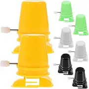 Vaguelly DIY Robot Windup Movement Kit for Kids Clockwork Legged Robot Walking Toy 8 Pieces Plastic Movement