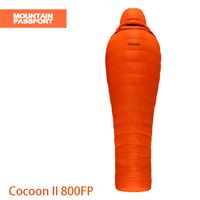 【MountainPassport】頂級鵝絨睡袋(Cocoon II 800FP 橘)