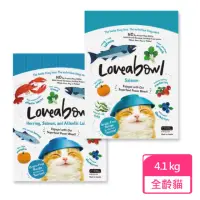 在飛比找momo購物網優惠-【Loveabowl 囍碗】無穀天然貓糧- 鮭魚/鯡魚+鮭魚